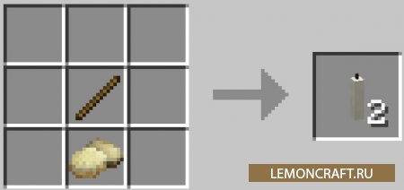 Мод на украшение интерьера ATLCraft Candles [1.12.2] [1.10.2]